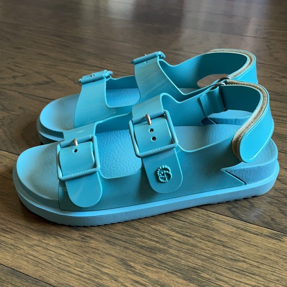 Gucci Rubber “Dad Sandals” sz. 39 - Picture 4 of 9